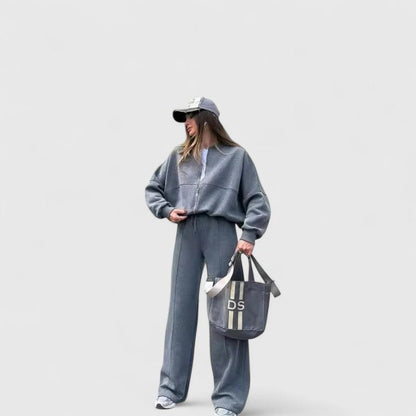 Suzanne | Relaxed Zip-Front Two-Piece Set