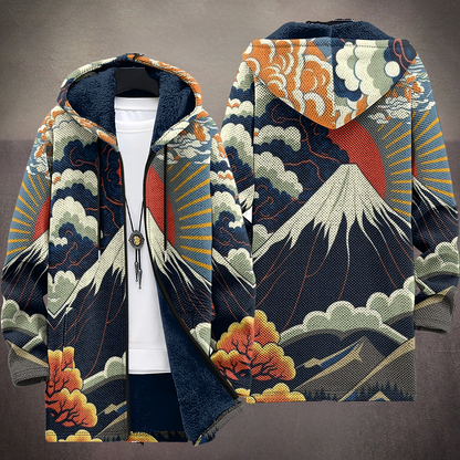 Ezra | Artful Hooded Cardigan
