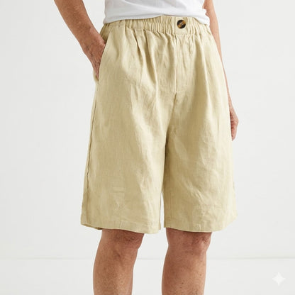 Wandeline™ — Elastic-waist shorts, large size, natural summer comfort