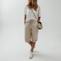 Fernande™ — Bermuda shorts, 100% cotton, casual summer style