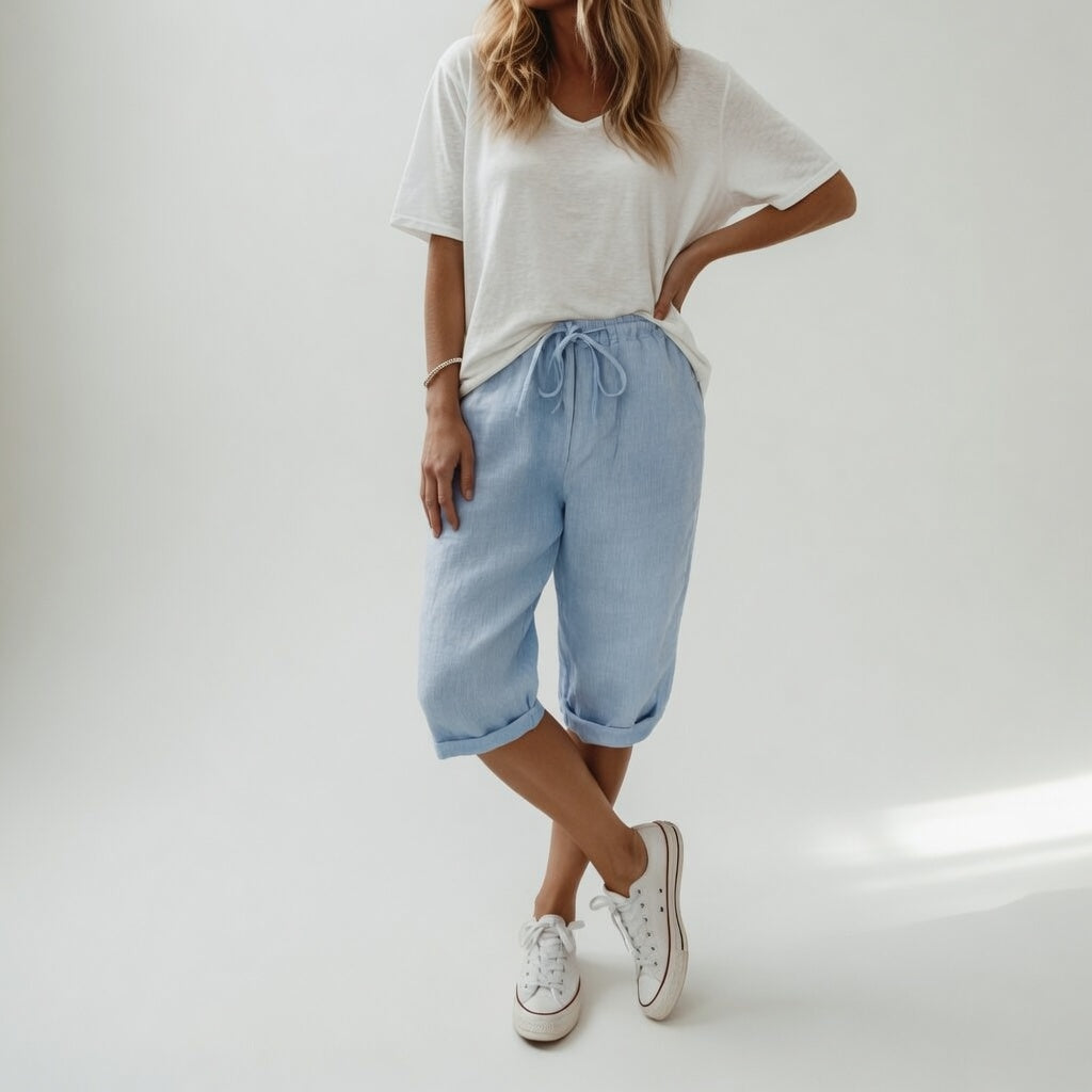Fernande™ — Bermuda shorts, 100% cotton, casual summer style