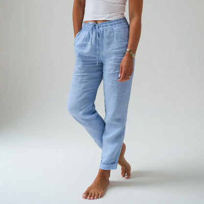 Albertine™ — 100% cotton pants with a fluid drape and natural comfort