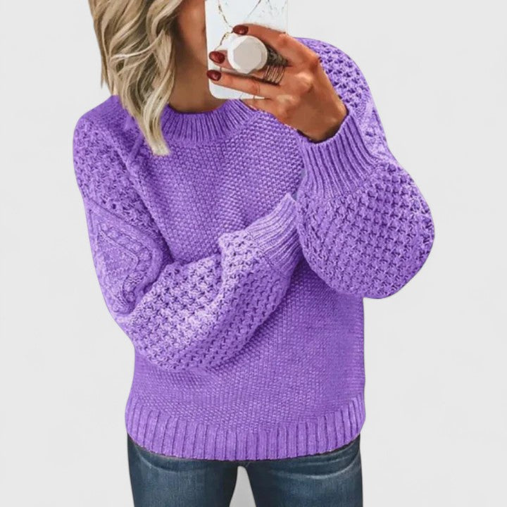 Camille | Softly Textured Knit Jumper