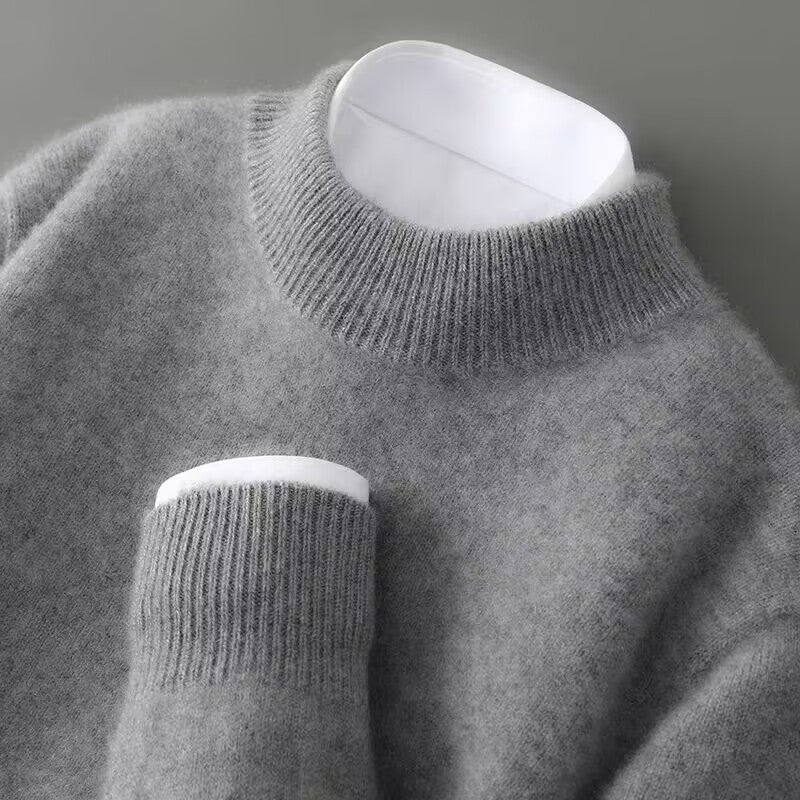 Harrison | Refined Mock-Neck Jumper