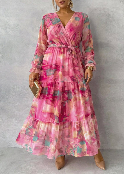 Meli | Wrap Dress with Floral Print