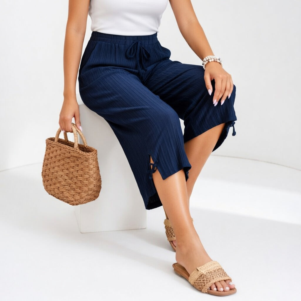 Lauréline™ — Elegant, comfortable flowy summer pants