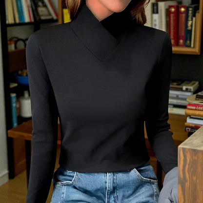 Corinna | Elegant High-Neck Top