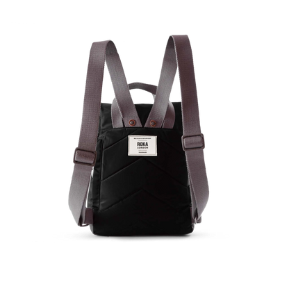 Canfield Roll Top Backpack in Black