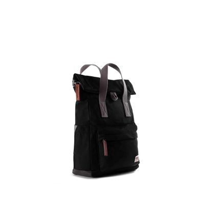 Canfield Roll Top Backpack in Black