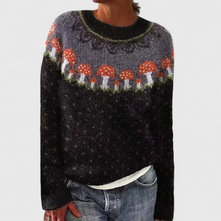 Cilla | Fair Isle Yoke Sweater
