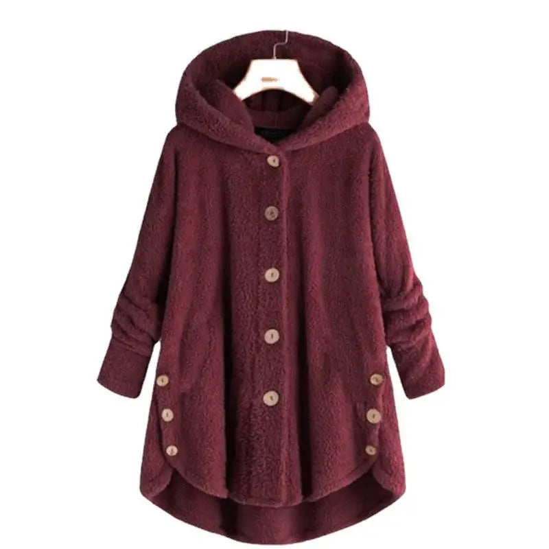 Women’s Cozy Teddy Hooded Coat