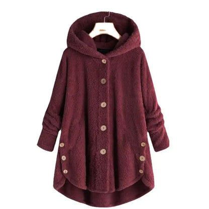 Women’s Cozy Teddy Hooded Coat