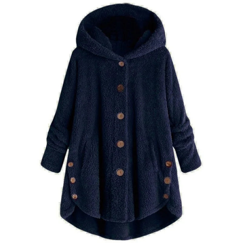 Women’s Cozy Teddy Hooded Coat