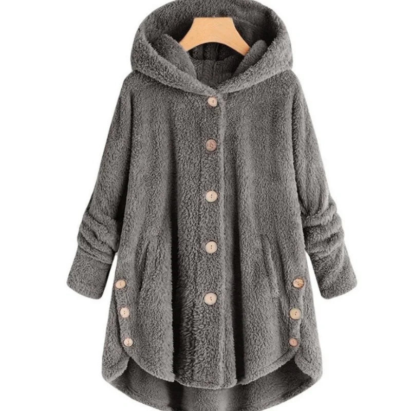 Women’s Cozy Teddy Hooded Coat