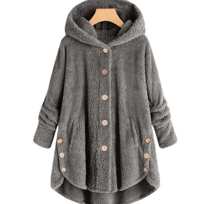 Women’s Cozy Teddy Hooded Coat