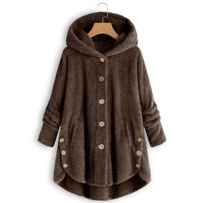 Women’s Cozy Teddy Hooded Coat
