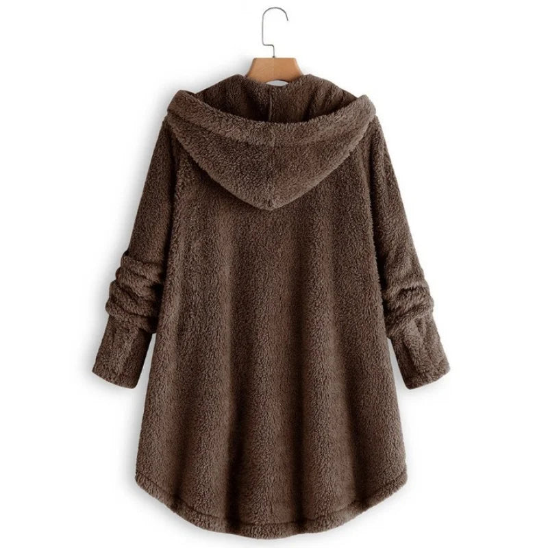 Women’s Cozy Teddy Hooded Coat