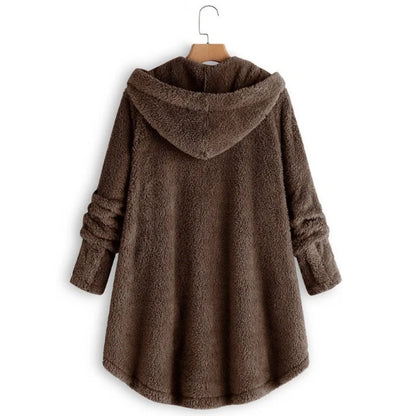 Women’s Cozy Teddy Hooded Coat