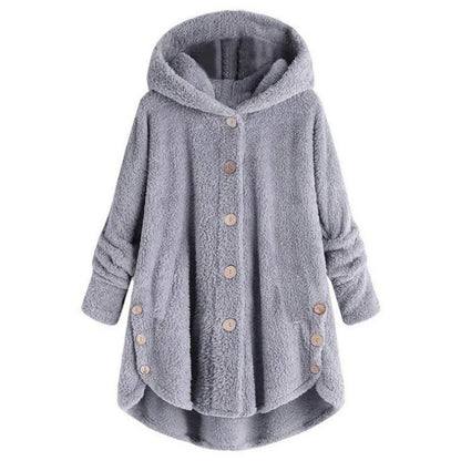 Women’s Cozy Teddy Hooded Coat