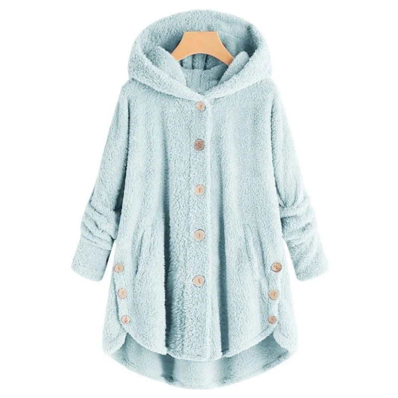 Women’s Cozy Teddy Hooded Coat