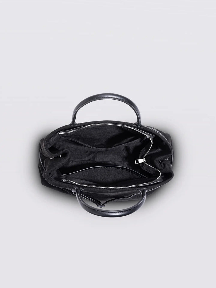Suede Shopper with Adjustable Strap