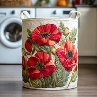 RUBY | SCARLET POPPY DREAM LAUNDRY BASKET