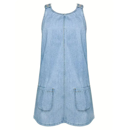 Emma Relaxed Denim-Look Dress