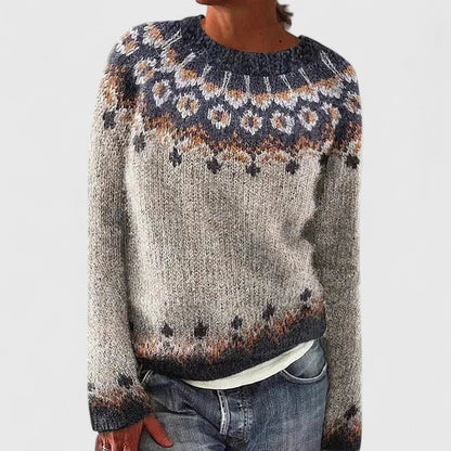 Cilla | Fair Isle Yoke Sweater