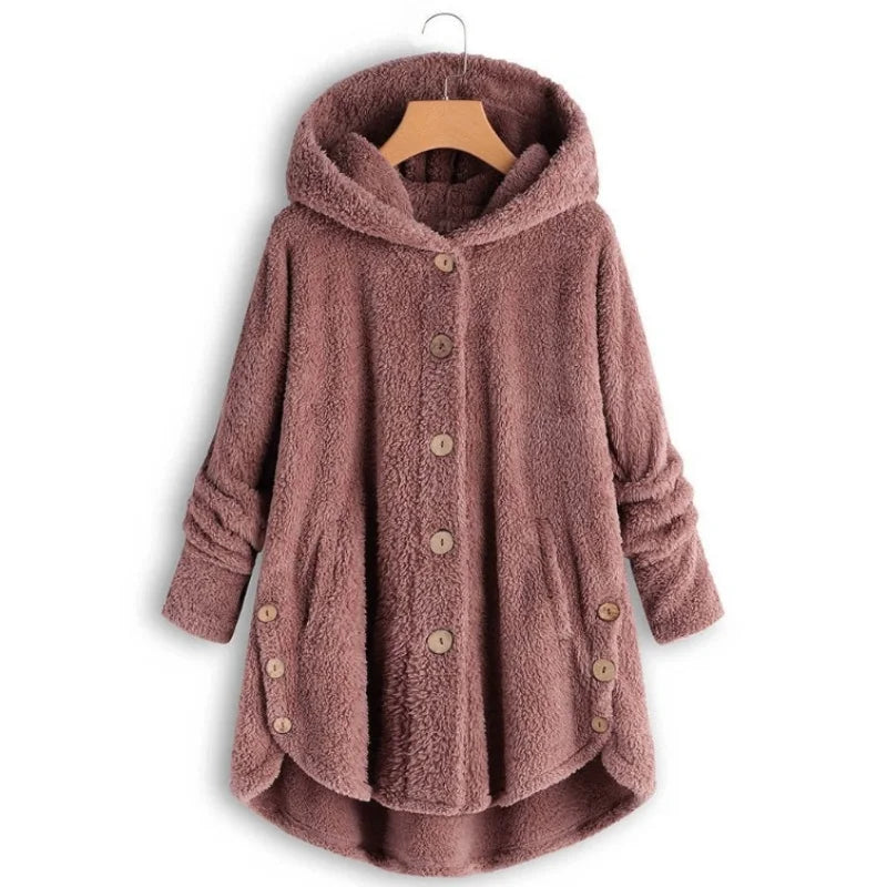 Women’s Cozy Teddy Hooded Coat