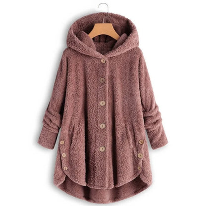 Women’s Cozy Teddy Hooded Coat
