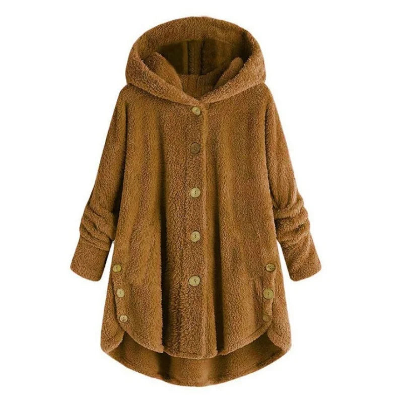 Women’s Cozy Teddy Hooded Coat