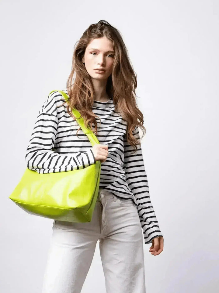 Scarlett Distressed Leather Tote