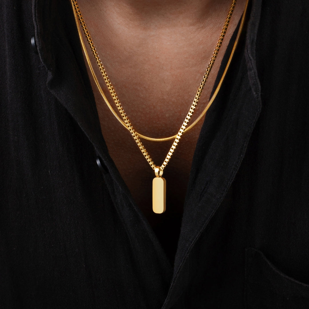 Minimal Pendant Necklace Duo