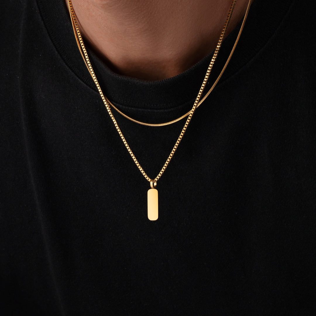 Minimal Pendant Necklace Duo