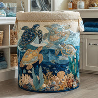 PEARL | SHELL SHINE LAUNDRY BASKET