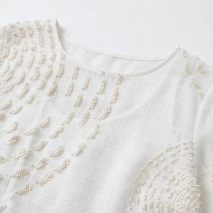 Embroidered casual dress for women
