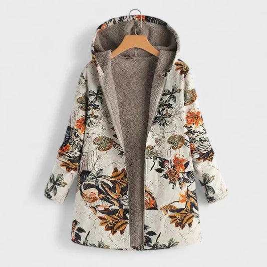 Claudia | Botanical Hooded Parka