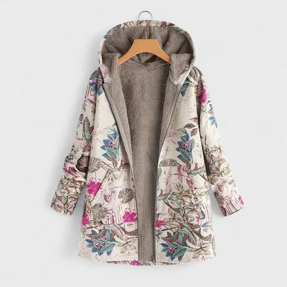 Claudia | Botanical Hooded Parka