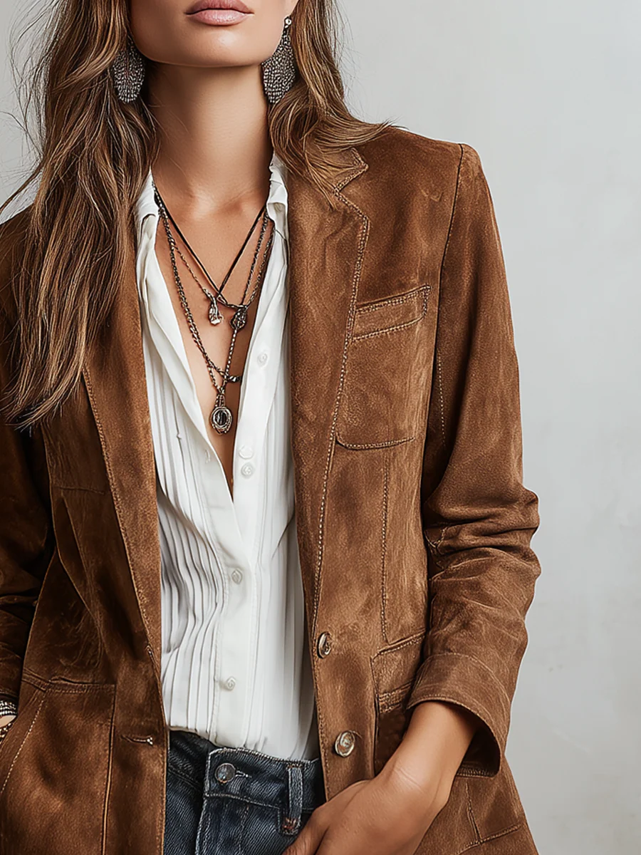 Marcelle | Brown Vintage Blazer