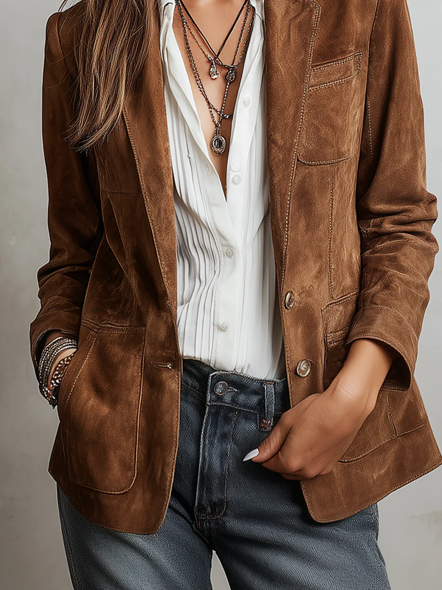 Marcelle | Brown Vintage Blazer
