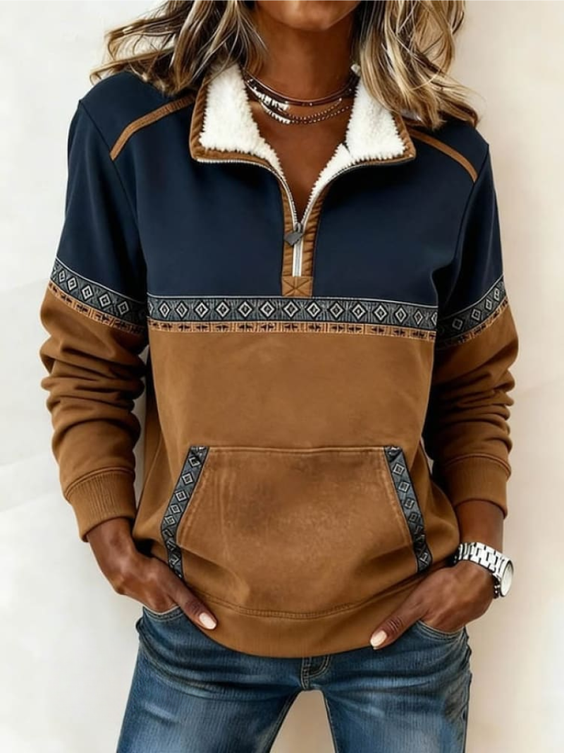 Deirdre | Cosy Half-Zip Pullover