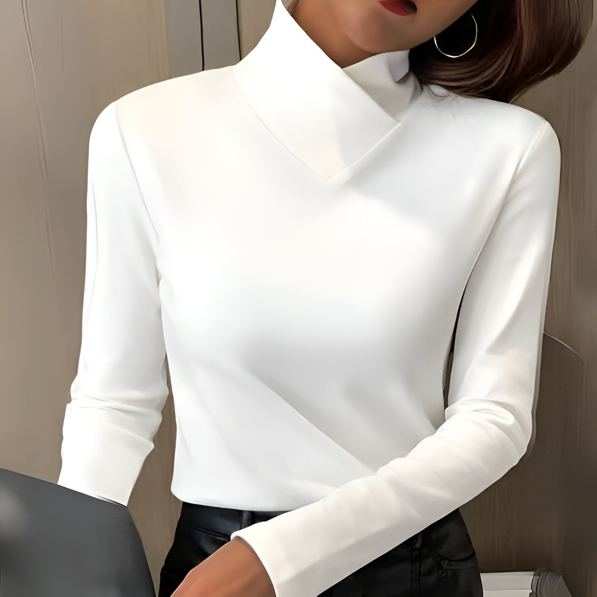 Corinna | Elegant High-Neck Top