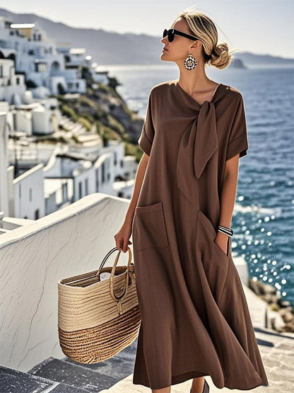 Mireille™ — Fluid cotton summer dress