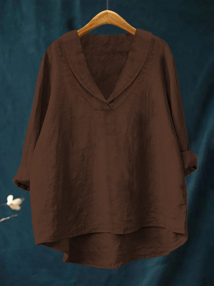 Hortense | Flowy V-Neck Blouse