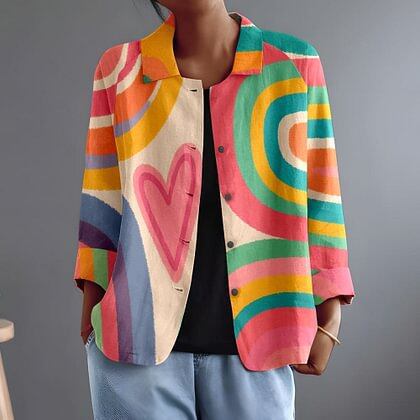 Constanza™ | Flowy Patterned Blouse