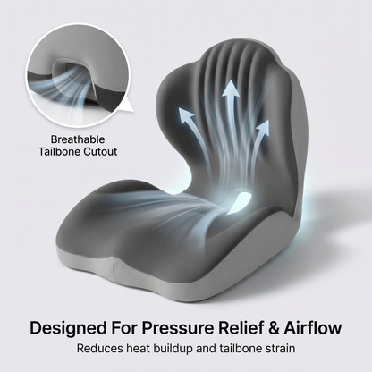 Ergonomic Back Support Seat Cushion