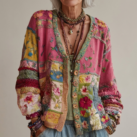 Flora | Boho Knit Jacket