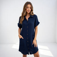 Béatrice™ — Elegant and easy-to-wear shirt dress