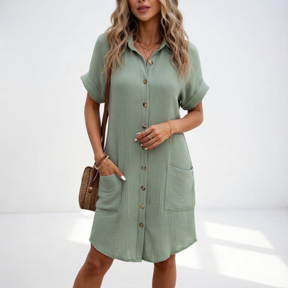 Béatrice™ — Elegant and easy-to-wear shirt dress