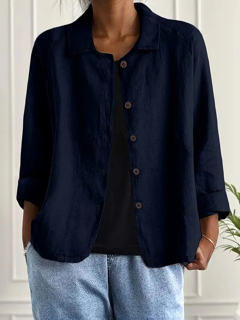 Cerisette™ | Button-Front Blouse